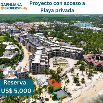 NOVAL PROPERTIES Ocean Bay Nueva construcción 2 Cuartos de dormir de oportunidad en República Dominicana